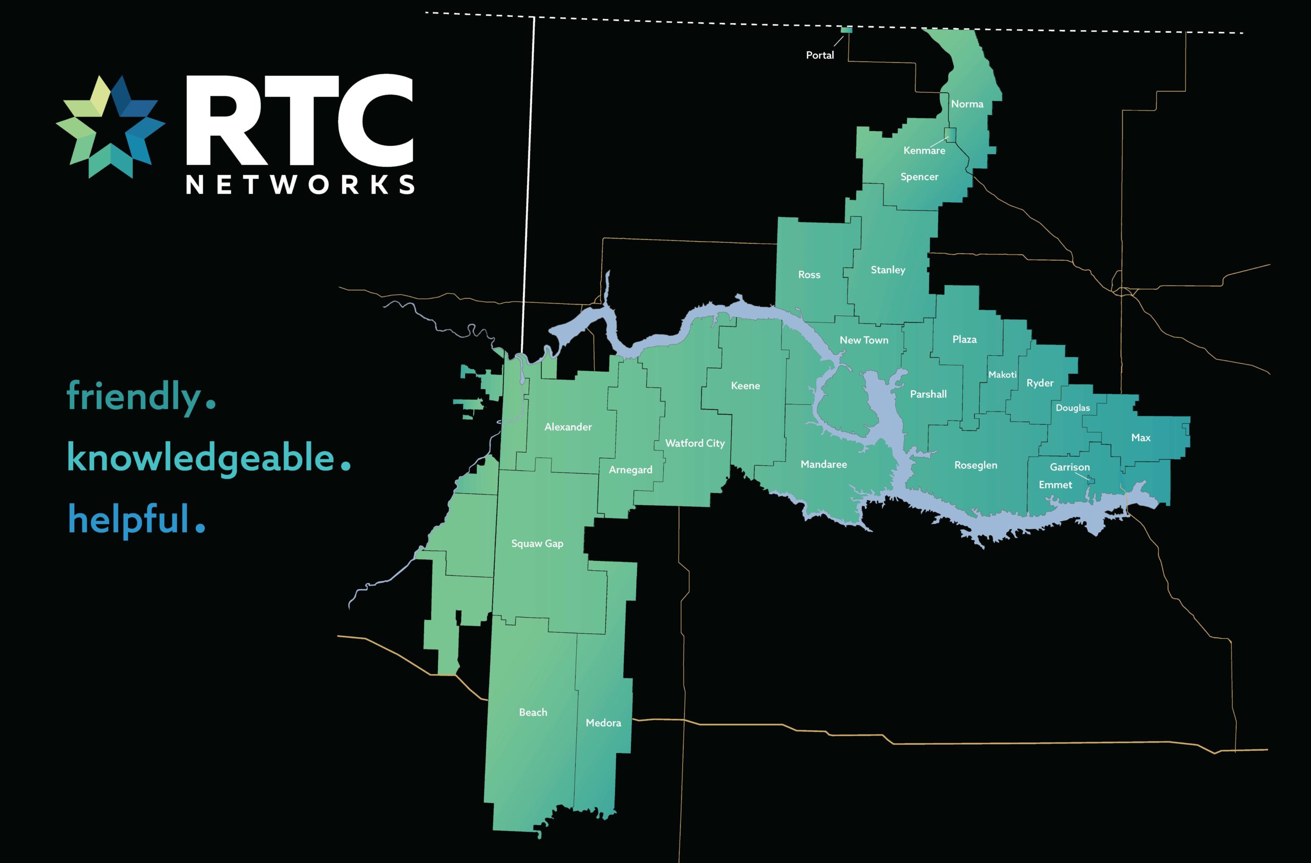 RTC Networks Service Area Map